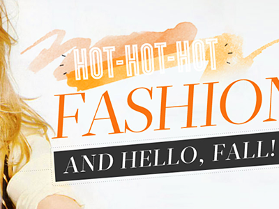 hot fashion, hello fall