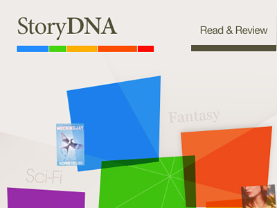 Story DNA color navigation homepage identity publishing