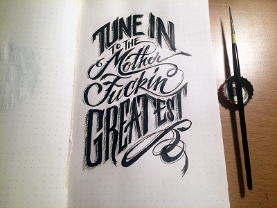 Lettering Lyrics, Jay Z - Dirt Off Your Shoulder by Jaclyn Le on Dribbble