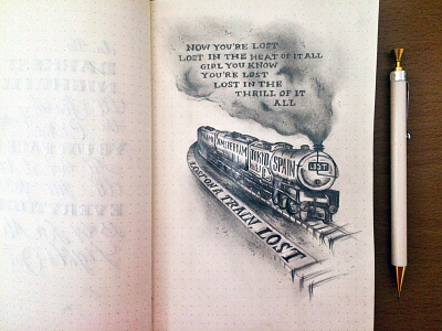 Lettering Lyrics, Frank Ocean - Lost