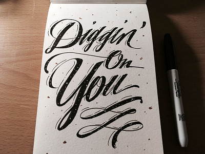 Lettering Lyrics, TLC - Diggin' On You