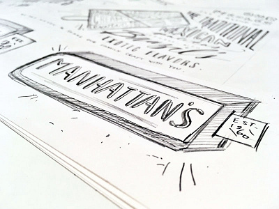 Mural Concept Sketch WIP concept handtype installation lettering letters mural neon pencil popsicles sketch typography