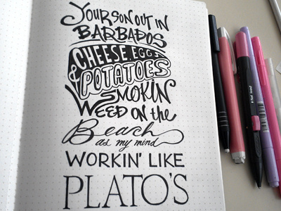 Lettering lyrics. J. Cole j. cole lettering lyrics pen personal script sketchbook typography