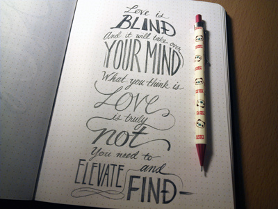 Lettering Lyrics, Eve