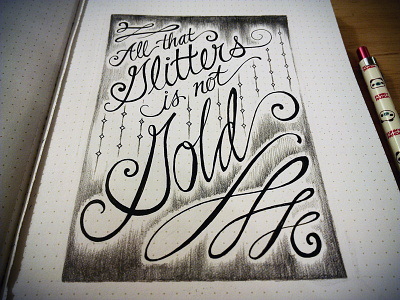 Lettering Quotes hand lettering pen pencil quotes sketchbook typography