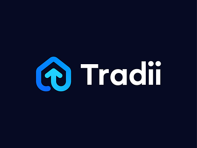 Tradii – Logo Concept 2 abstract brand brand identity branding colors construction dribbble friendship gradient growth house identity logo logodesign mark project management saas software symbol t