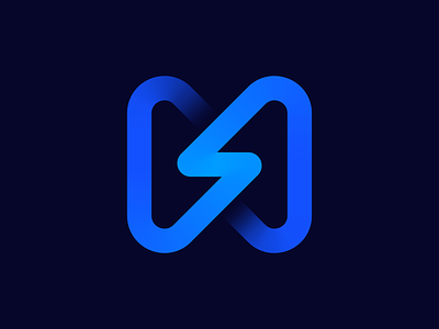 N + Bolt Logo Concept