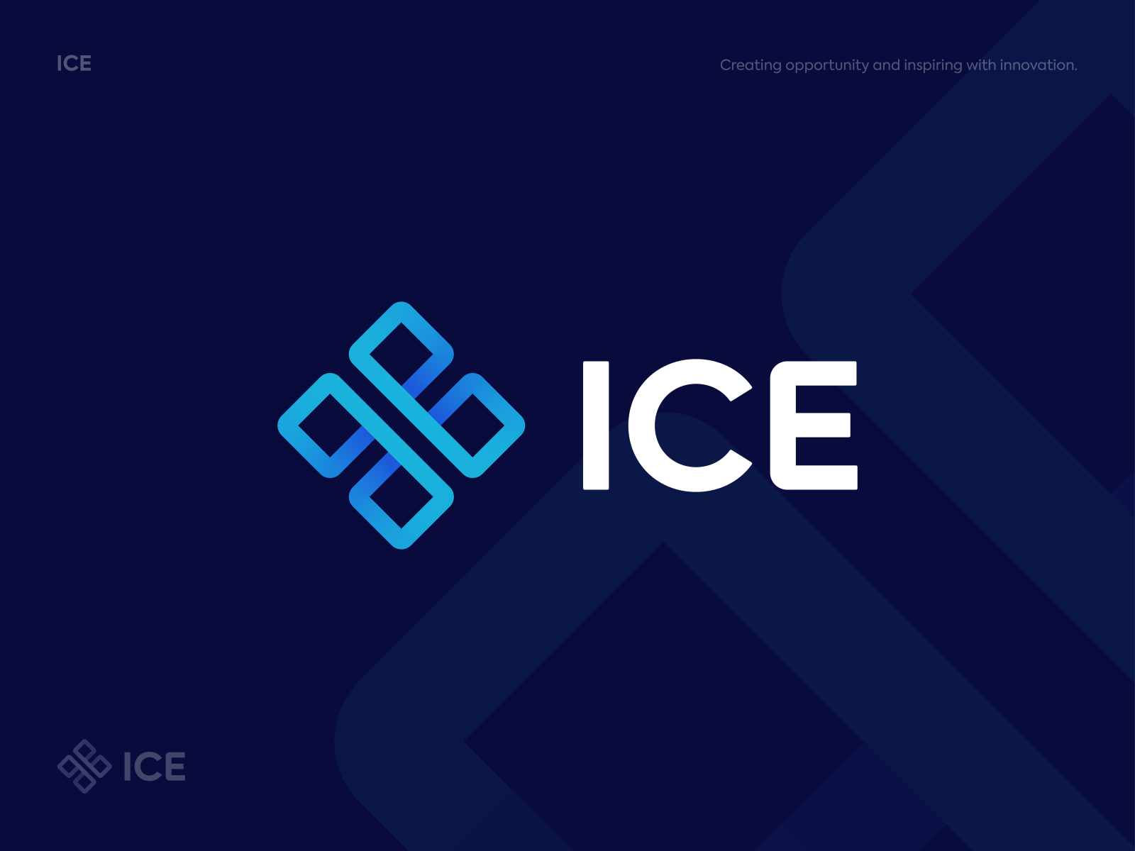 ICE Logo Concept 1 by Victor Murea for Lepisov Branding on Dribbble