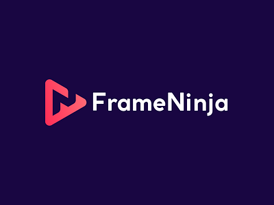 FrameNinja art branding design dribbble icon illustration lettermark lines logo logomark mark