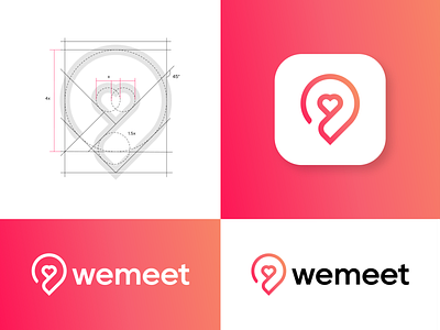 WeMeet - Logo Design Concepts