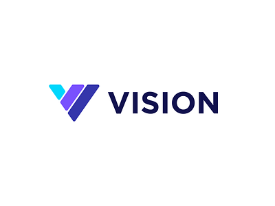 Vision - Logo Design Proposal Option 2 brand branding colors colorscheme development geometric identity logo logo design logotype productivity software software development symbol symbol icon tech technology tool triangle vision