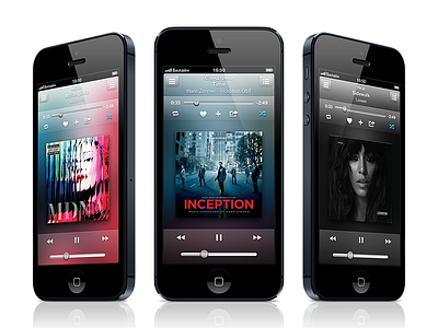 Music app user interface