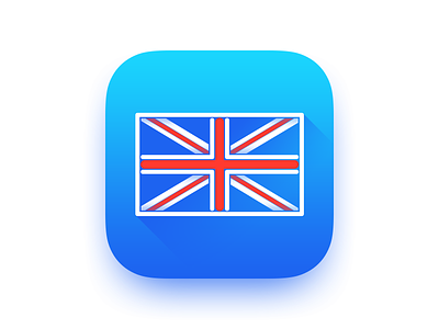 MyEnglish 3 Icon app apple english flat ios11 ios7 language learning