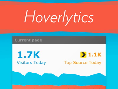 Hoverlytics analytics chart google graph hover hoverlytics page panel site stats visitors website