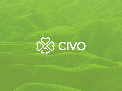 CIVO branding design logo modern symbol typography vector