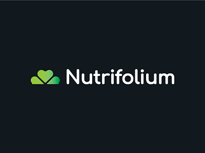 Nutrifolium branding design logo modern symbol vector