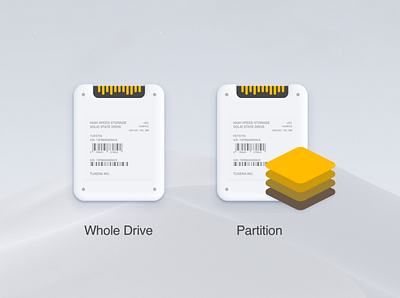 SSD Drive icons app branding icon illustration logo osx ui vector