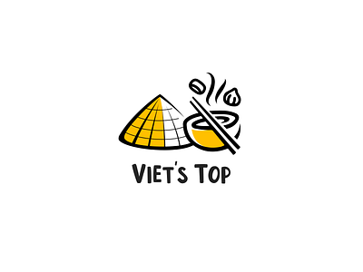 Vietnamese Restaurant Logo branding design illustration logo restaurant vietnamese