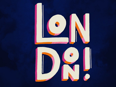 LONDON design digital art font awesome font design goodtype goodtypetuesday hand lettered font hand lettering illustration letter animation lettering lettering art lettering artist london typography