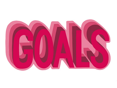 Goals design digital art font awesome font design goals goodtype goodtypetuesday hand lettered font hand lettering illustration lettering lettering art lettering artist logo typography