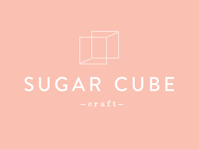Sugarcube brand identity branding design graphic art graphic design logo logo typeography