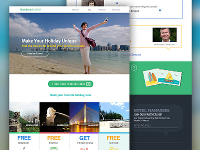 Hotelbookyou.com interface design singapore traveling travel app travel web traveling ui design user interface web design website