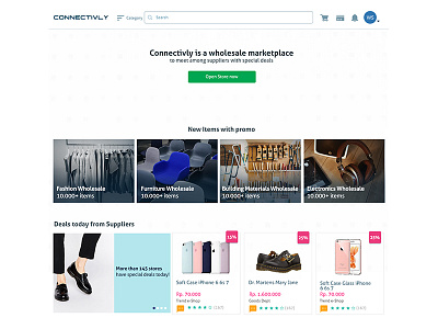 Wholesale Marketplace e commerce marketplace ui design user interface web design wholesale