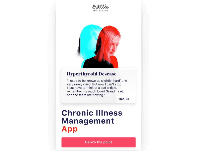Dribbble Invitation (again), I have 2. animate animation dribbble invitation dribbble invite interface invision invision studio mental health mobile mobile app ui ui design user itnerface ux design