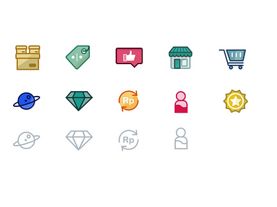 Icon Fill Outline icon icon design icon fill icon fill outline icon outline icon set iconography visual design