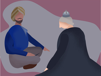 Inspired by Victoria and Abdul Movie affinity designer digital art drawing flat illustration illustration made by affinity vector visual