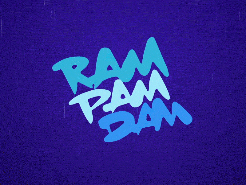 RAMPAMDAM animation cartoon network collaboration logo loop motion design motion graphics serie