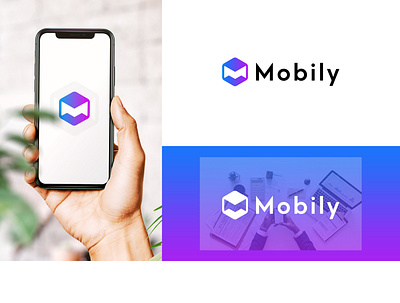 Mobily logo v2 branding corporate design illustration logo logo redesign mobily modern typography vector