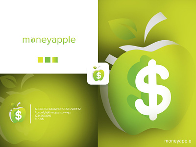 Money Apple logo an apple apple logo applelogo branding brokering starup financial service graphic design logo money logo