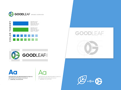 GOOD LEAF Brand guideline abstract abstract background app brand business logo branding business corporate corporate identity design elegant graphic green guidebook icon illustration logo modern symbol identity typography vector