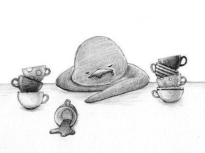 Too Sleepy...! character coffee drawing graphite illustration pencil penguin sleepy