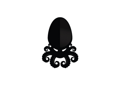 OctoPussy Black calamari design octopus seafood sushi why not