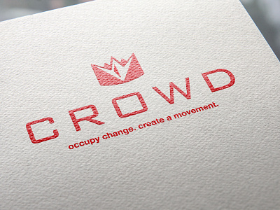 Crowd App ID app crowd crown design occupy red ui
