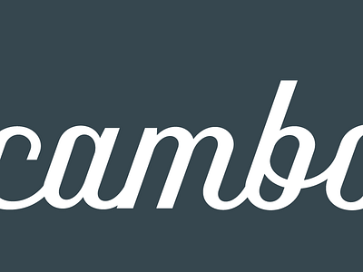 Cambo blue cambo handlettering id manipulated type script