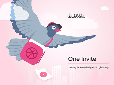 Dribble Invite designer dribbble giveaway invitation invite one
