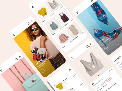 Apparel App Design Concept adobexd app apparel bags clothing ecommerce ios minimal mobile online online shopping screen shoes shopping tops ui visual design women xddailychallenge