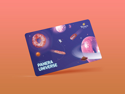 Panera Bread Gift Card Contest astronaut bagel bread buns concept contest food gift card space universe