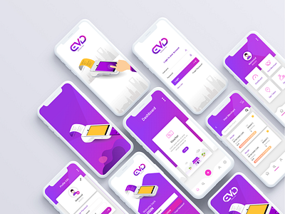 Mobile Application Design app colorful design illustration mobile uiux vector