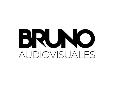 Logo Bruno Audiovisuales audio brand girl logo logotype photo vector venezuela venezuelandesign video