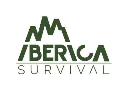 Iberica Survival adventure green lifestyle logo mountain nature sports travel