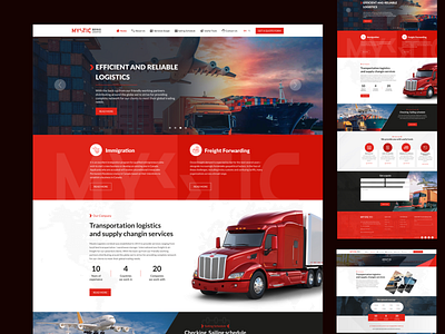 Logistics & Transport Solutions Website