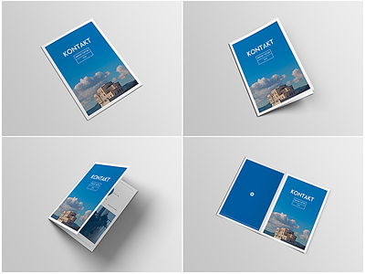 Brochure Kontakt Ltd. annual brochure company construction cover design report