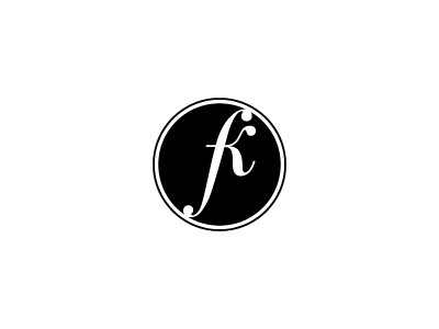 KF black logo white