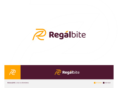 Regalbite Logo & Branding agriculture branding creative design fresh itype logo logodesign minimal monogram rlogo