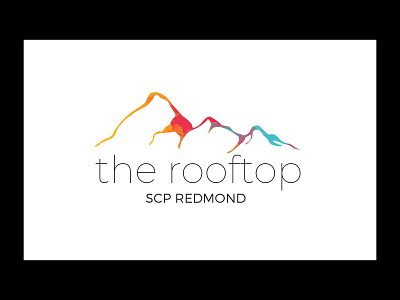 SCP Redmond The Rooftop Logo Design branding colors design typography