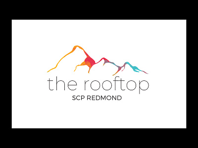 SCP Redmond The Rooftop Logo Design